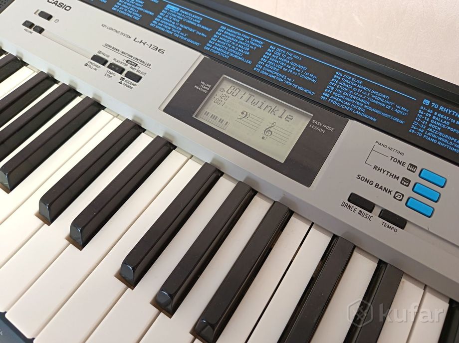 Синтезатор Casio LK-136 со стойкой — фото 3