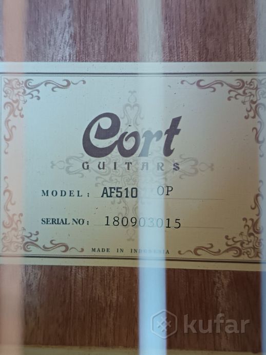 Акустическая гитара Cort AF510 OP — фото 3