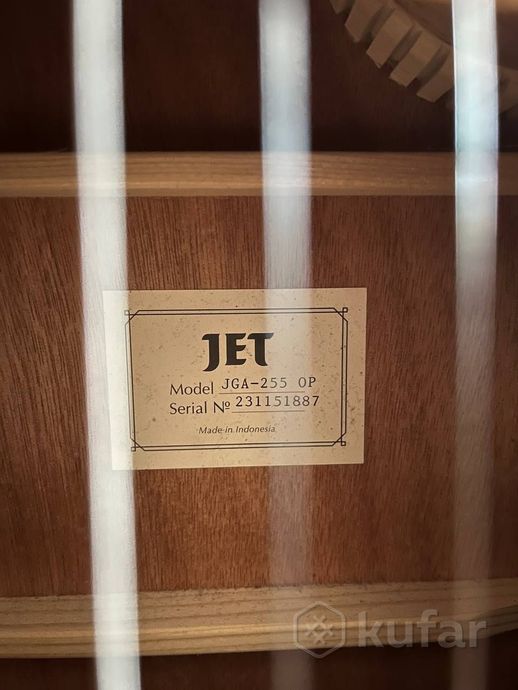 Акустическая гитара JET+ гарантия + чехол + струны — фото 3