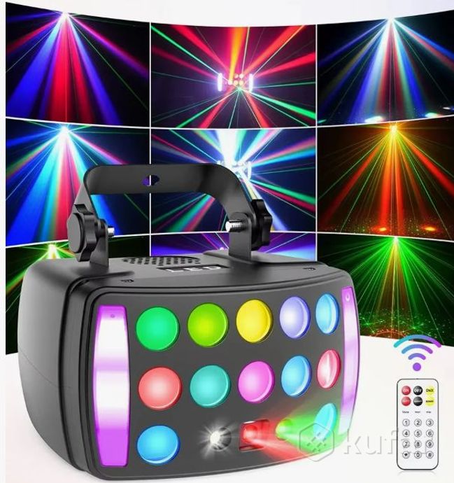 Цветомузыка для клуба-кафе- laser+strob+led — фото 1
