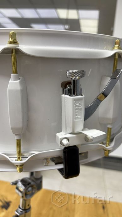 PEARL steel Snare. Acrylic white. — фото 2