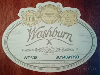 Продам гитару Washburn WD30S Новая