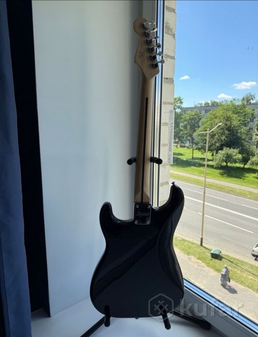 Гитара Fender squier Stratocaster ht hss black — фото 2