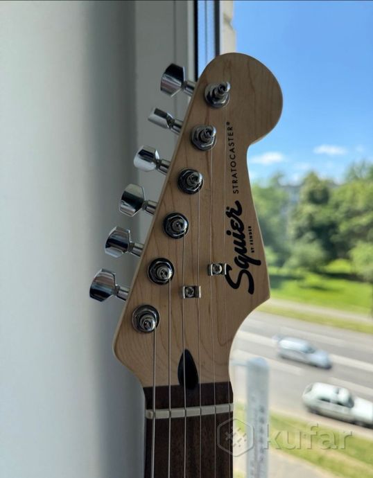 Гитара Fender squier Stratocaster ht hss black — фото 4