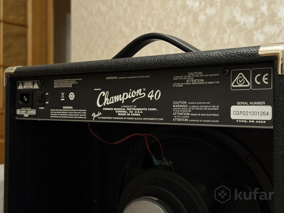 Комбоусилитель Fender Champion 40 для электрогитар — фото 4