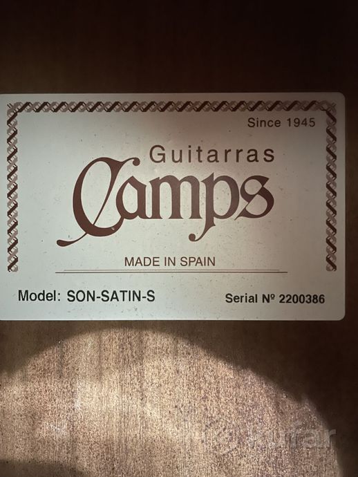 Классическая гитара camps массив — фото 6