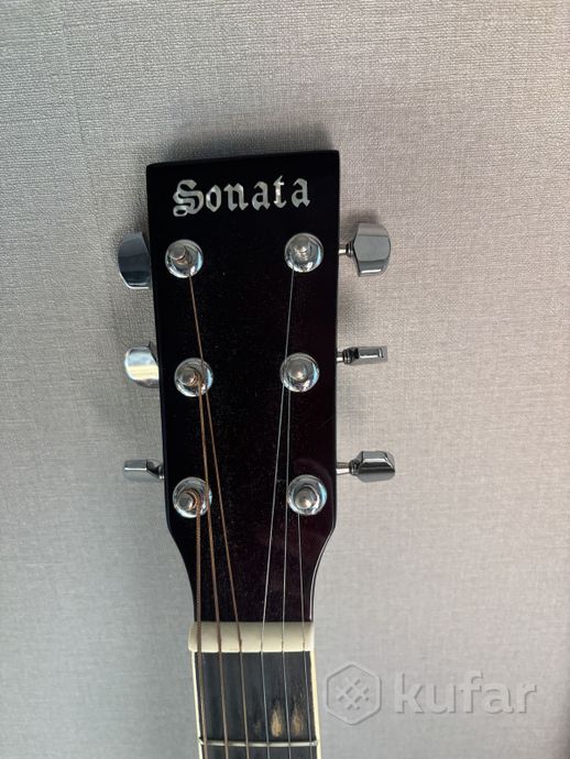 Гитара акустическая sonata с чехлом и каподастром — фото 4