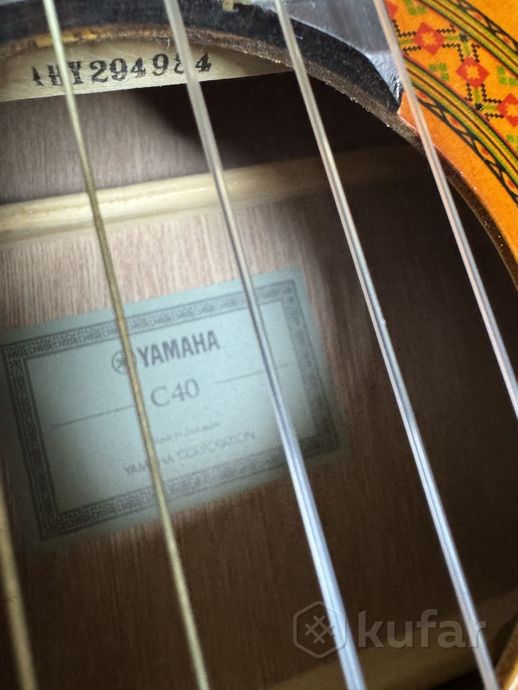 Гитара Yamaha C40 с чехлом — фото 9