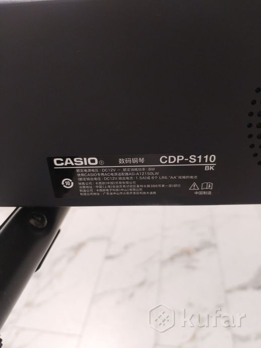 Цифровое пианино Casio CDP-S110 BK — фото 2