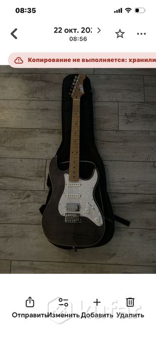 Электрогитара Jet JS-450 TBK + чехол — фото 2