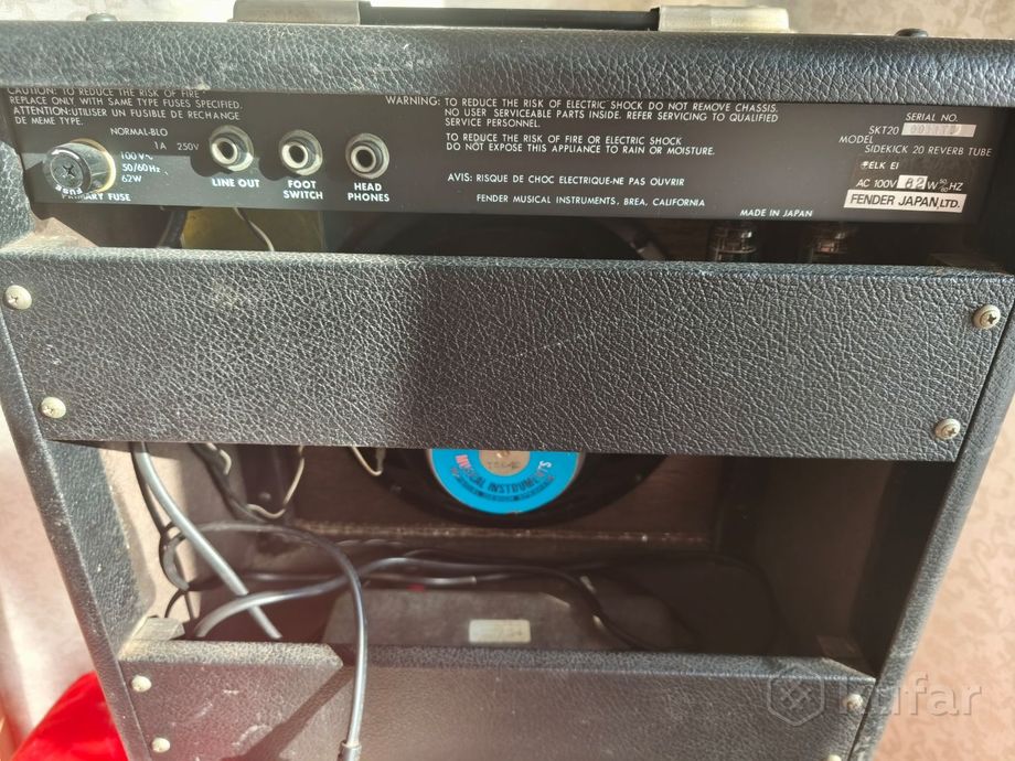 Fender Sidekick 20 tube усилитель — фото 3