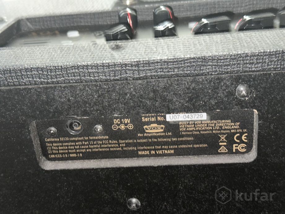 комбо усилитель vox vt40x — фото 3