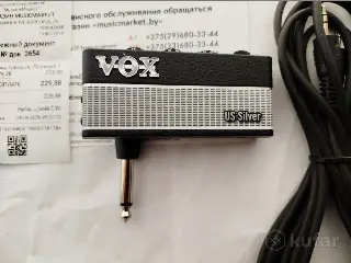 VOX ap3 US Amplug 3 US Silver гитарный усилитель
