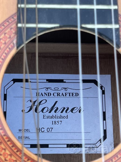 Акустическая гитара Hohner, модель HC-07. Германия — фото 5