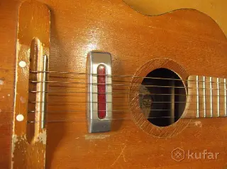 Гитара акустическая с электрозвукоснимателем.СССР
