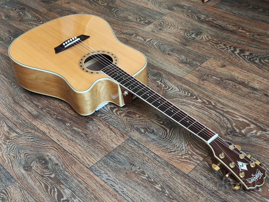 Электроакустическая гитара Washburn WD30SCE массив — фото 2