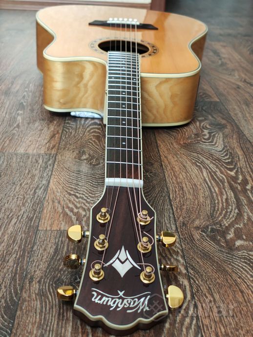 Электроакустическая гитара Washburn WD30SCE массив — фото 3
