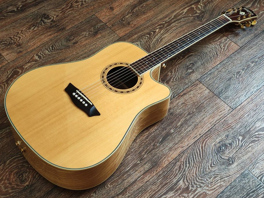 Электроакустическая гитара Washburn WD30SCE массив — фото 4