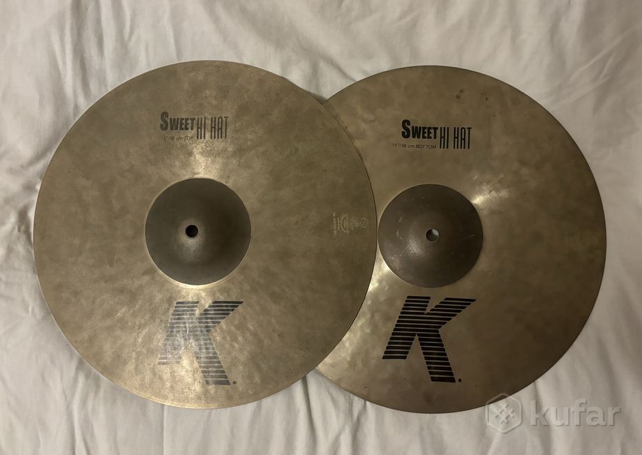 Барабанные тарелки Zildjian K sweet hi-hats 15 — фото 1