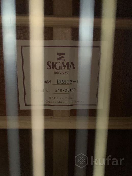 Sigma DM12-1 акустическая гитара — фото 4