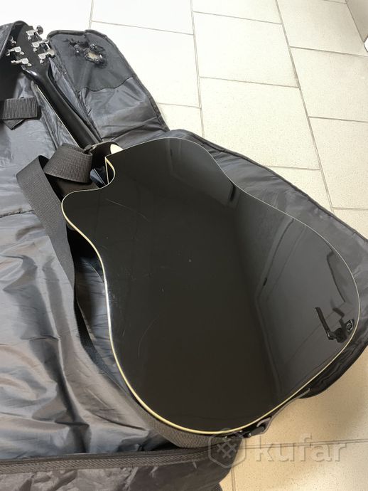 Электроакустическая гитара Washburn WD10CE (Black) — фото 5