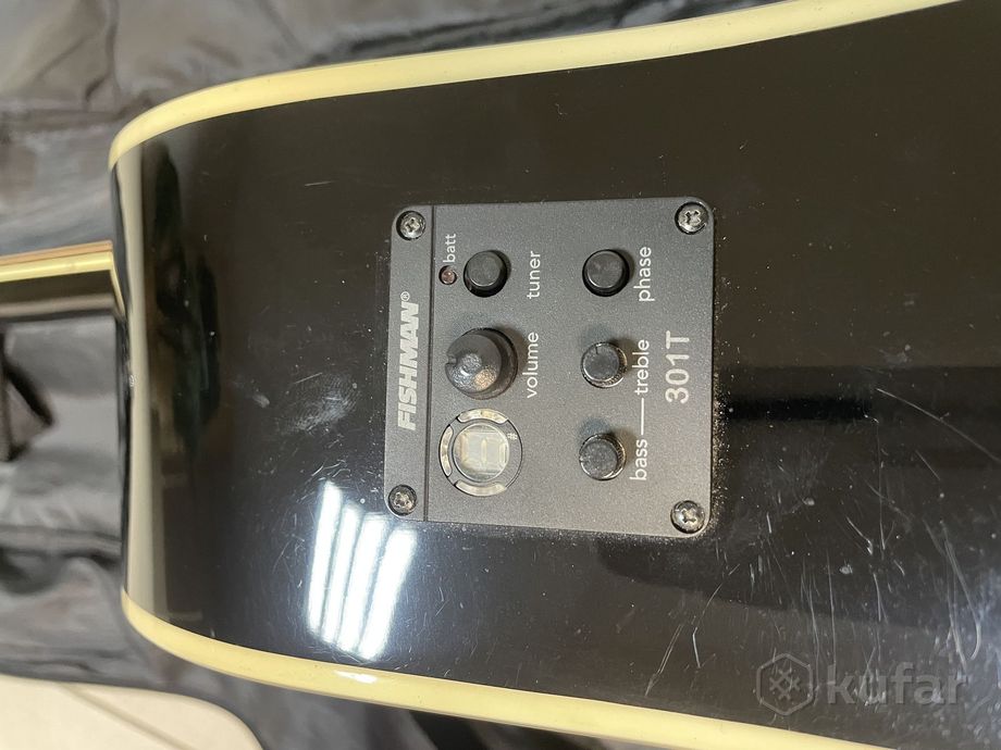 Электроакустическая гитара Washburn WD10CE (Black) — фото 6