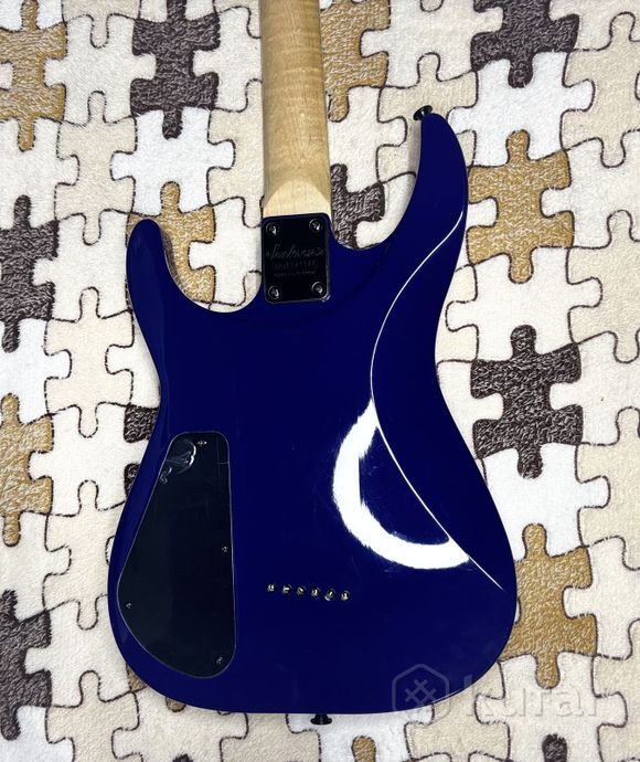 Jackson JS32TQ Dinky Arch Top (Transparent Blue) — фото 5