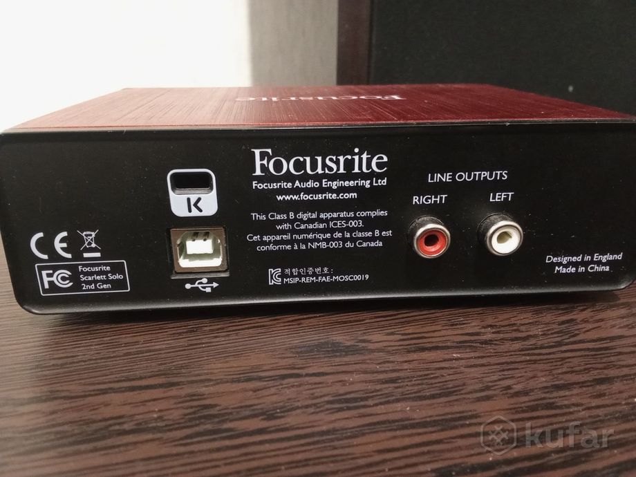 Аудиоинтерфейс Focusrite Scarlett Solo — фото 3