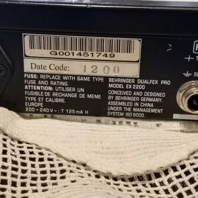 Behringer Dualfex Pro EX2200 2-канальный — фото 3