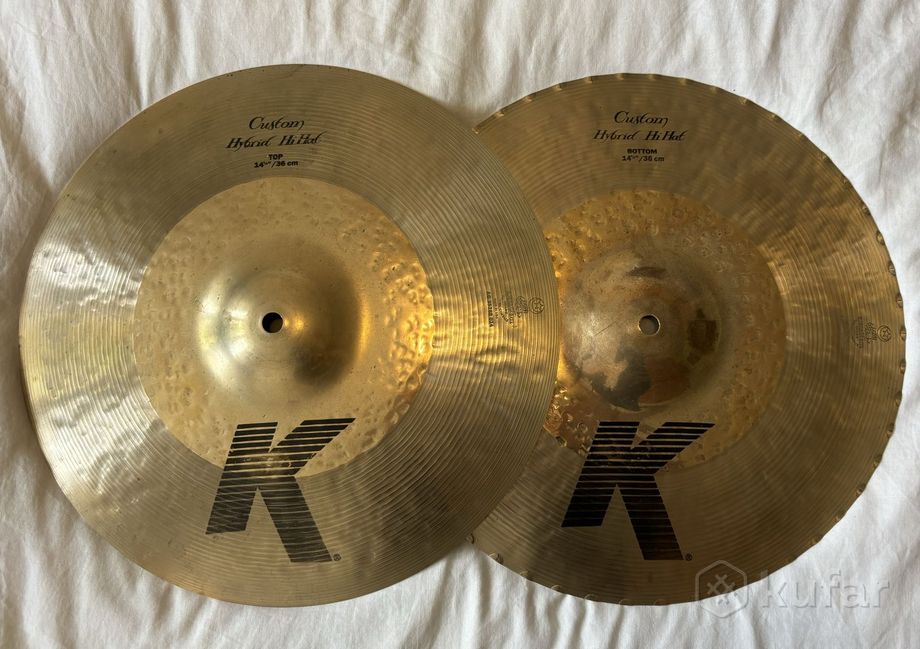 Барабанные тарелки Zildjian K custom hybrid — фото 4