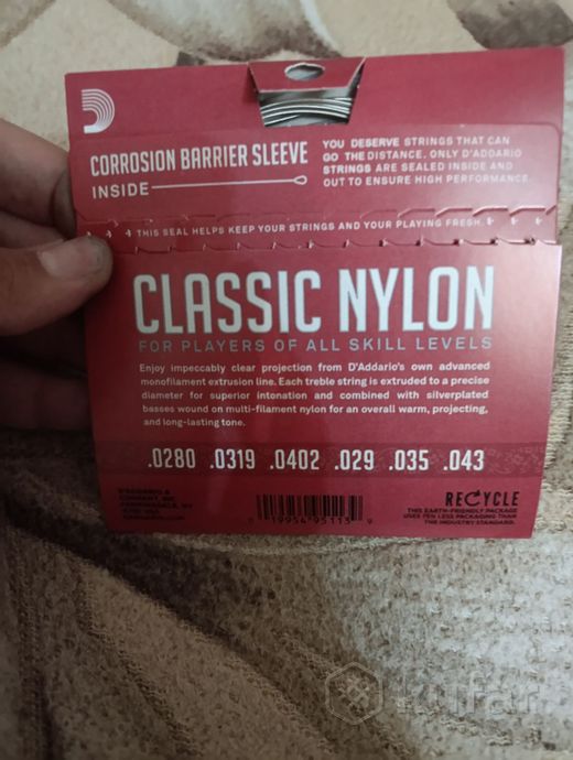 струны для классической гитары classic nylon
