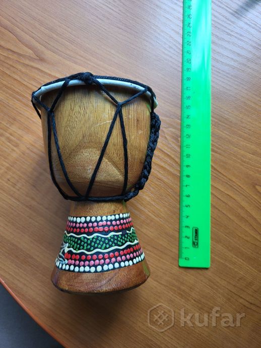 Сувенирный барабан джембе 14 см — фото 2