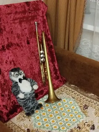 Немецкий музыкальный инструмент труба ''Bandmaster