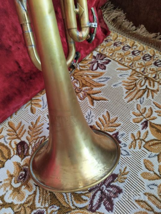 Немецкий музыкальный инструмент труба ''Bandmaster — фото 7