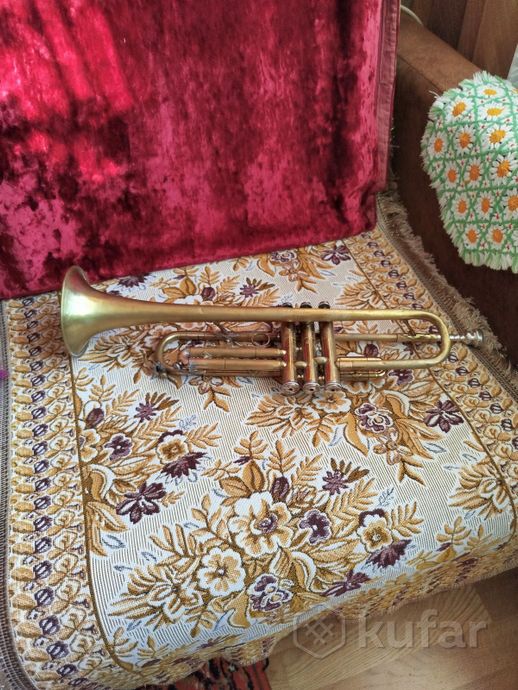 Немецкий музыкальный инструмент труба ''Bandmaster — фото 8