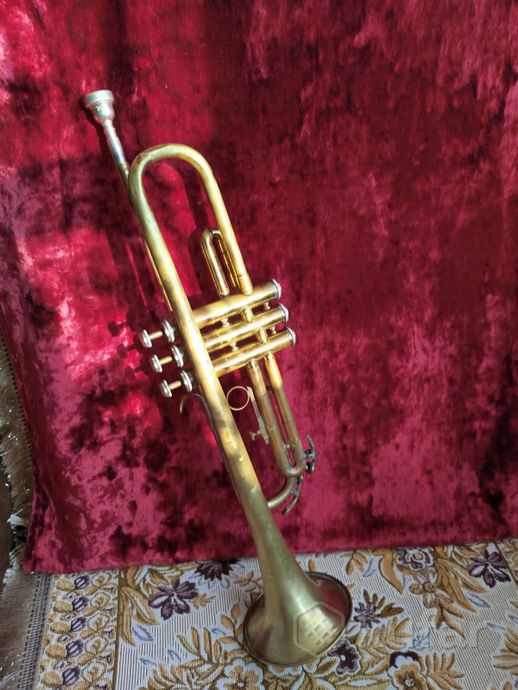 Немецкий музыкальный инструмент труба ''Bandmaster — фото 9