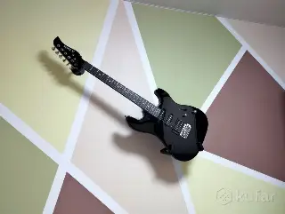 Электрогитара Terris (Superstrat), Черная глянцивя