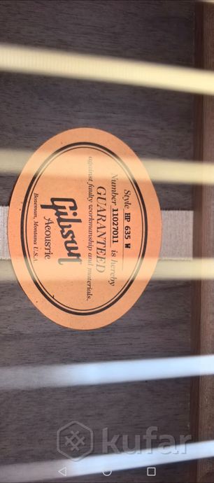 Гитара электроакустическая Gibson HP-635W — фото 2