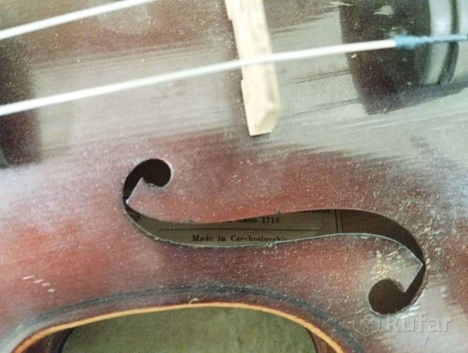 Скрипка Cremona 4/4 Чехословакия, копия Stradivari — фото 8