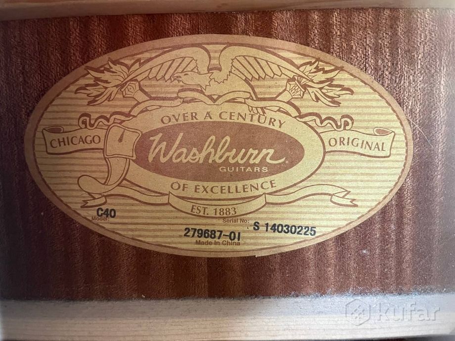 Классическая гитара Washburn C40 — фото 2