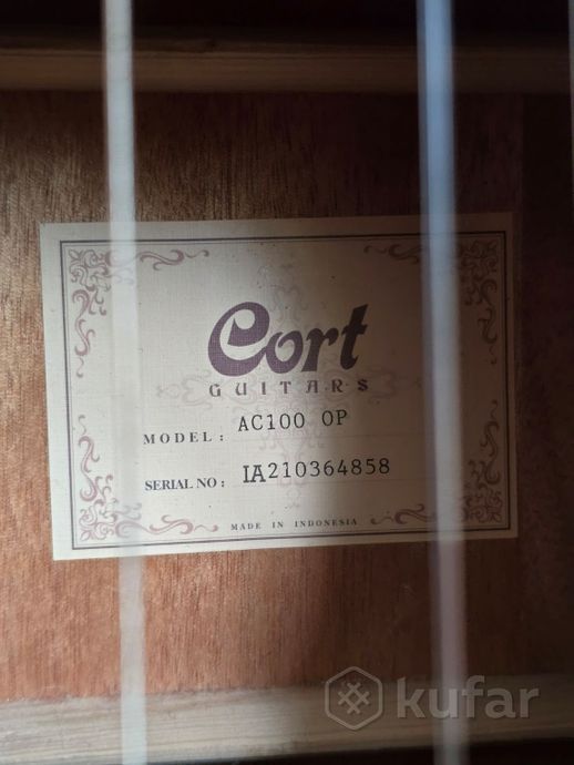 Гитара CORT AC100OP с чехлом — фото 2