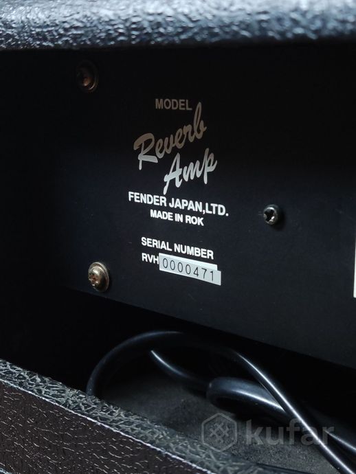 Японская Гитарная голова Fender Reverb Amp 12 — фото 5