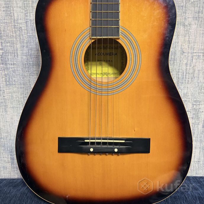Акустическая гитара Acoumera F380 + Новый чехол — фото 2