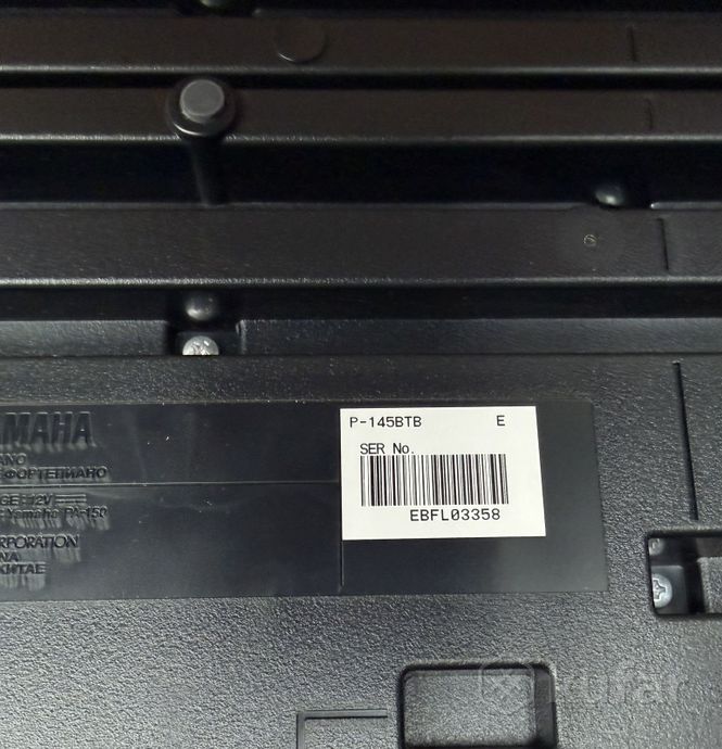 Цифровое пианино Yamaha P-145BT Bluetooth — фото 7