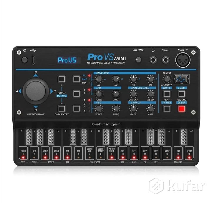 Behringer pro vs mini аналоговый синтезатор вектор — фото 3