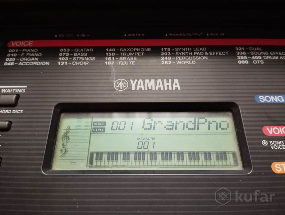 Синтезатор Yamaha PSR-E263 + стойка и педаль — фото 4