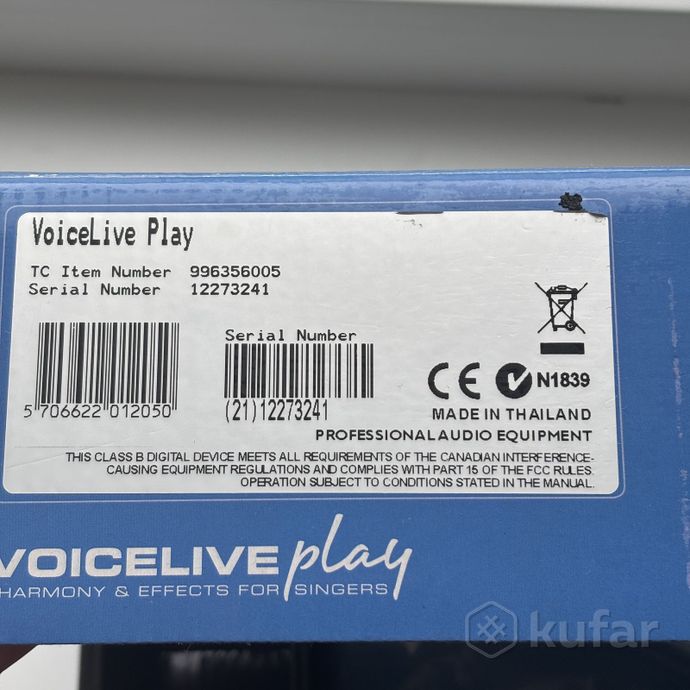 Вокальный процессор TC Helicon VoiceLive Play — фото 6