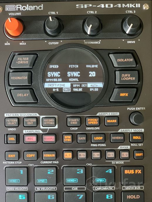 Roland SP-404 MKII + сумка + фэйсплейт — фото 3