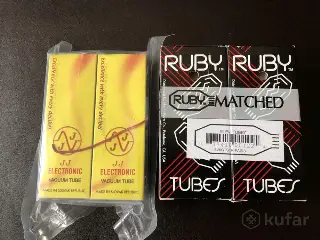 Лампы для усилителя JJ, Ruby 6V6 tubes