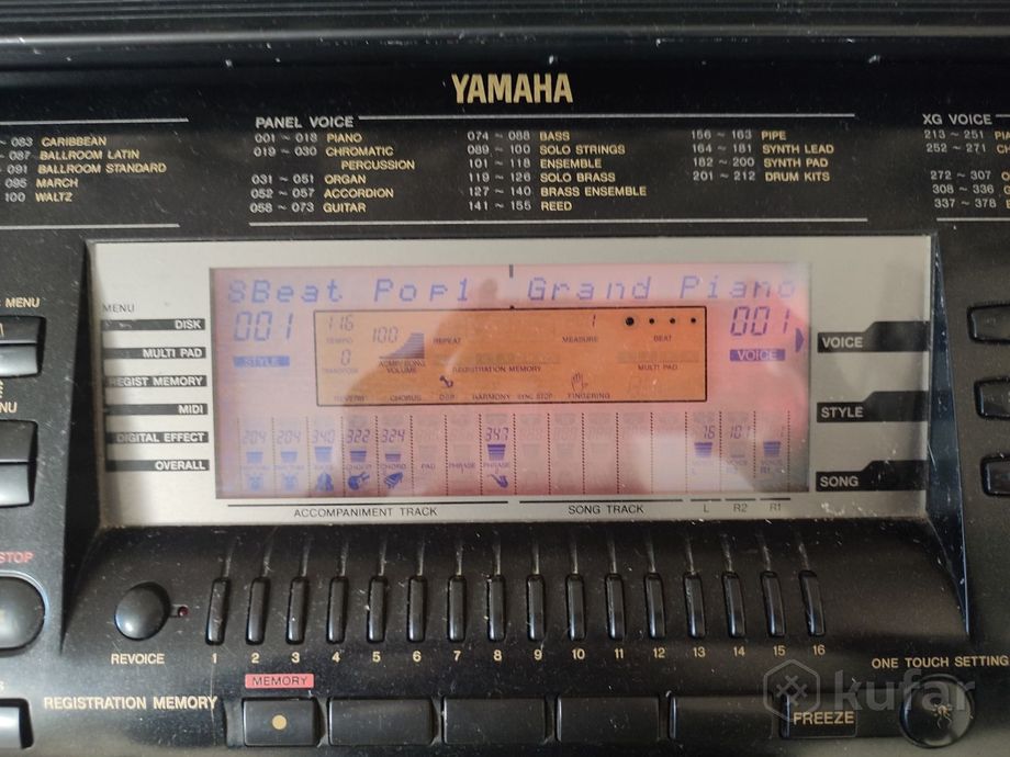 Синтезатор Yamaha PSR-630 — фото 3